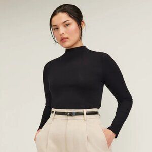 The Supima Form Funnel Neck Tee